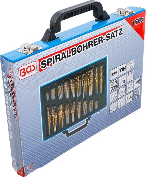 Produktbild BGS Spiralbohrer-Satz (1,0 - 8,0 mm)