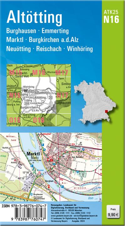Produktbild ATK25-N16 Altötting (Amtliche Topograph