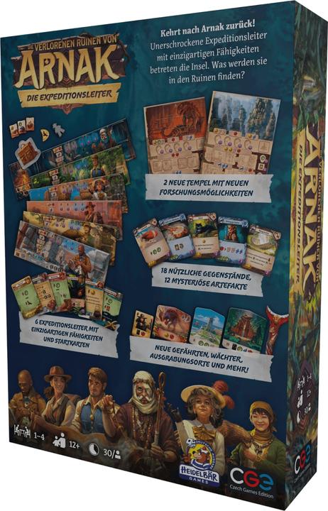 Actual product image Czech games edition CZ116 - Expedition Leaders - Board Game, for 1-4 Players, from 12 years (DE Expansion) (German)