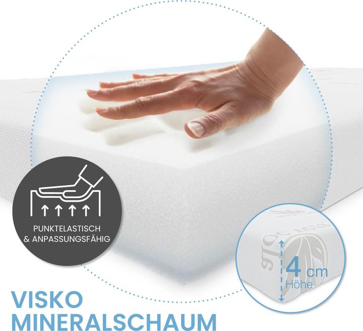Produktbild Bestschlaf Visko-Mineralschaum Matratzenauflage, Höhe 4 cm (140 x 200 cm)
