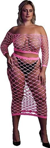 Produktbild Ouch! Long Sleeve Crop Top and Long Skirt (Plus Size)