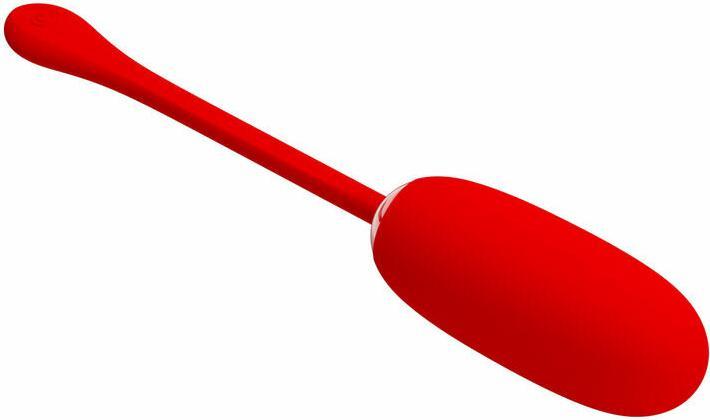 Actual product image Pretty Love Julius Waterproof, Rechargeable Vibrating Egg Red