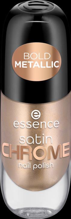 essence satin CHROME nail polish (Chocolate Fixes Everything, Gel-Effekt Nagellack)
