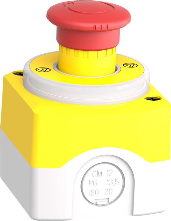 Actual product image Schneider Electric Illuminated emergency stop/emergency stop in housing