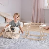 Produktbild Howa Puppenwiege Miniflowers mit herausnehmbarem Puppentragekorb