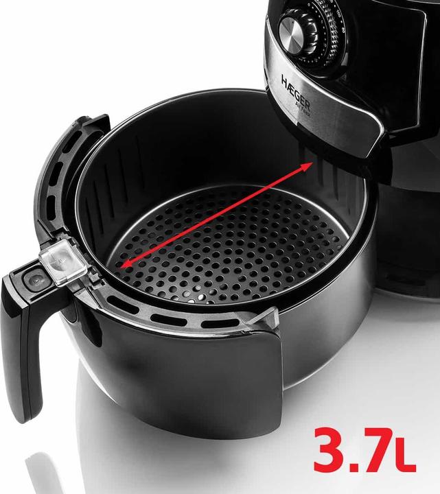 Actual product image Haeger AIR FRYER AIR FEAST AF-M37.002A BLACK