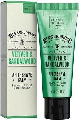 Immagine prodotto Scottish Fine Soaps Toelettatura per uomo Vetiver e legno di sandalo (Balsamo dopobarba, 75 ml)