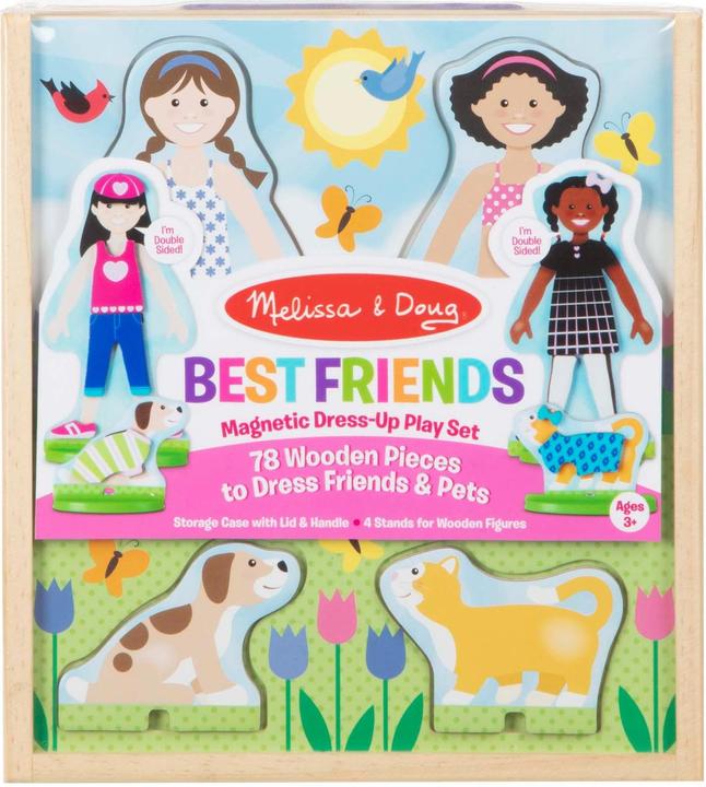 Produktbild Melissa & Doug Magnetic Dress Up - Friends and Pets (78 x)
