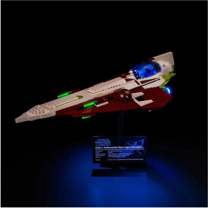 Produktbild Light my bricks LED Licht Set für LEGO® 10215 Star Wars - Obi-Wan Kenobis Jedi Starfighter