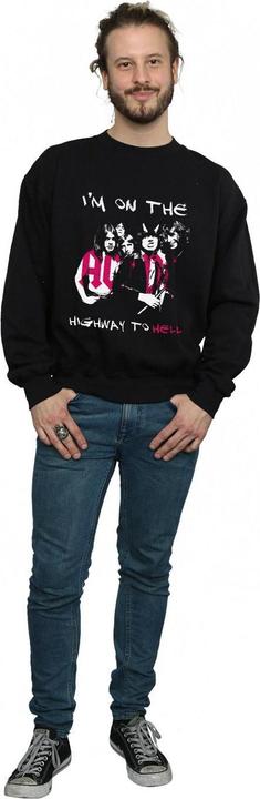 Produktbild AC/DC I'm On The Highway To Hell Sweatshirt aus Baumwolle (L)