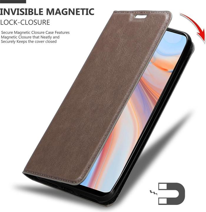 Immagine prodotto Cadorabo Copertina magnetica invisibile del libro (Oppo Reno 4 Z 5G)
