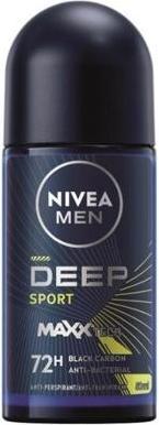 Actual product image NIVEA Ball antiperspirant for men Men Deep Sport 50 ml (Roll-on, 50 ml)