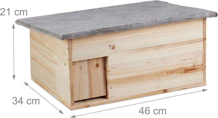 Actual product image Relaxdays Hedgehog House Building Kit
