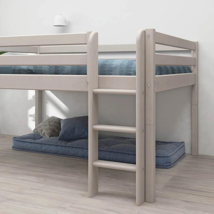 Actual product image Flexa Half-height bed Classic with straight ladder 140x200cm (140 x 200)
