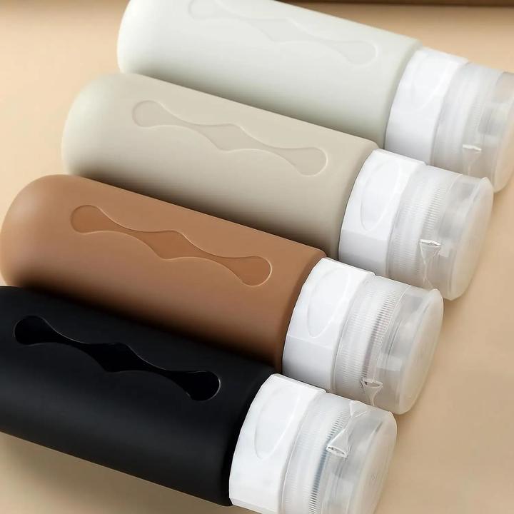 Swissdetector Kit Tragbare Reiseflasche aus Silikon - wasserdicht - wiederbefüllbar - 90ml (Hygieneprodukt)