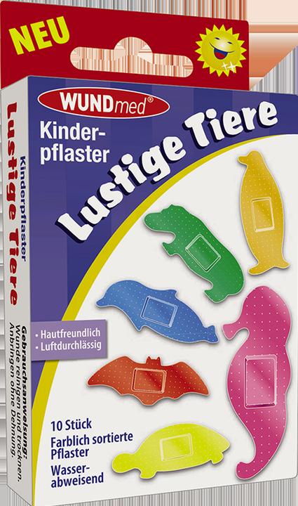 Wundmed Kinder-Pflaster-Strips Lustige Tiere, 10Stk (10 x)