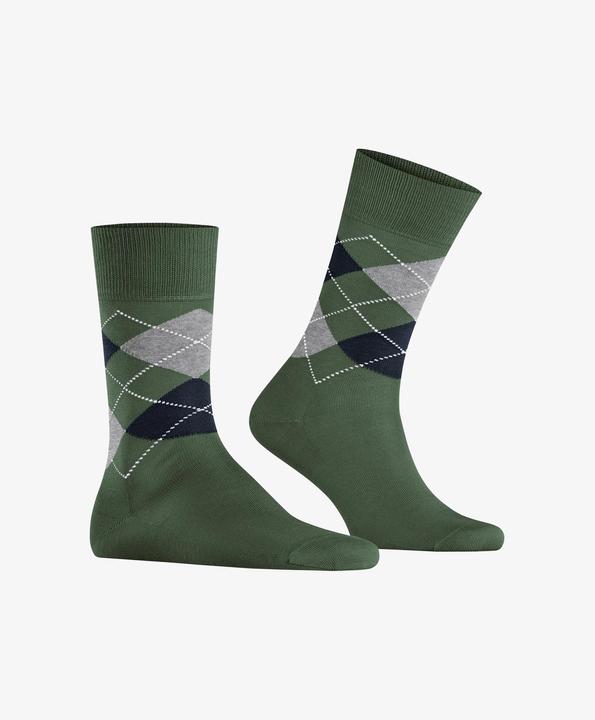 Image du produit Burlington Socken "Manchester" grün/klein gemustert (Une unité par pack, 40 - 46)