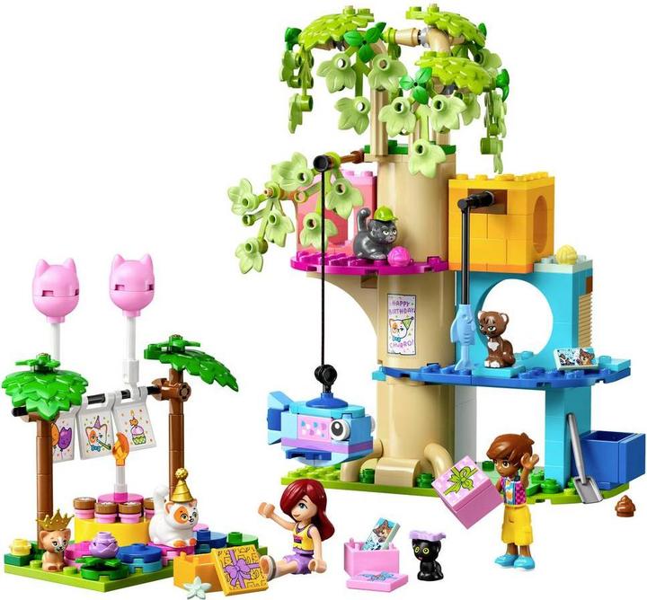 Productafbeelding LEGO FRIENDS katten verjaardagsfeestje & boomhut (42666, LEGO Vrienden)