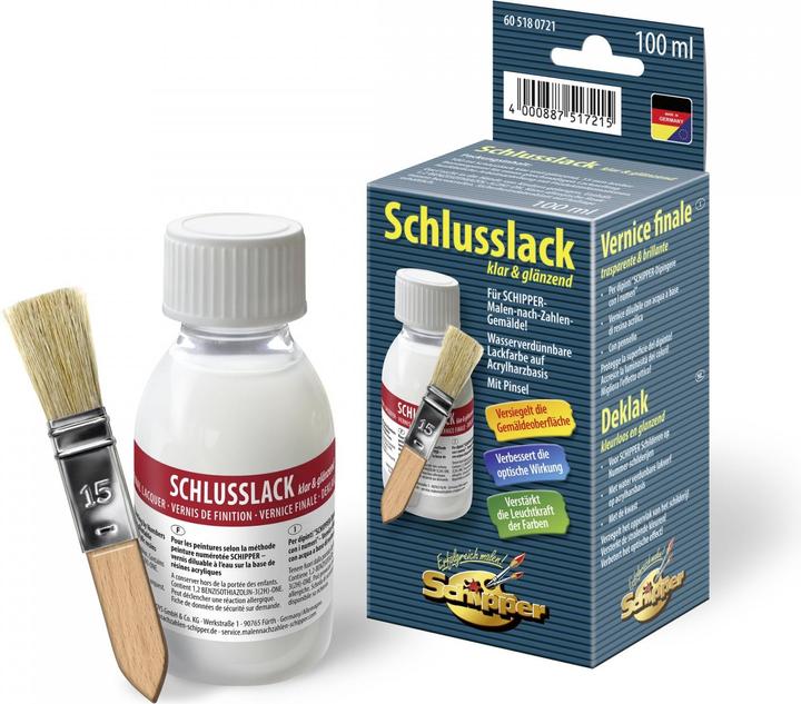 Actual product image Schipper Painting by numbers: Final varnish clear & glossy