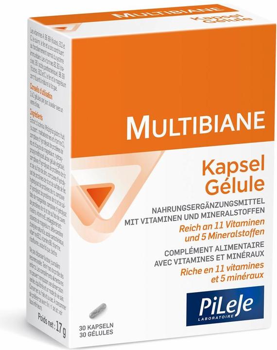 Actual product image PiLeJe MULTIBIANE Caps 30 Capsules (30 Piece, Capsules, 34 g)
