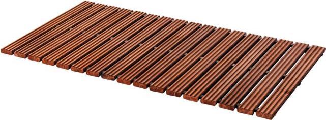 Produktbild Imprägnierter Sicherheits-Holzlaufrost mit 1×Abschrägung und 2fachem Anlaufprofil / Breitseiten Brei