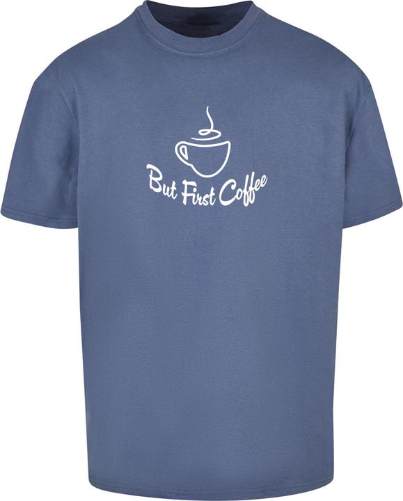 Produktbild Merchcode But First Coffee Heavy Oversized Tee - 117871 (L)