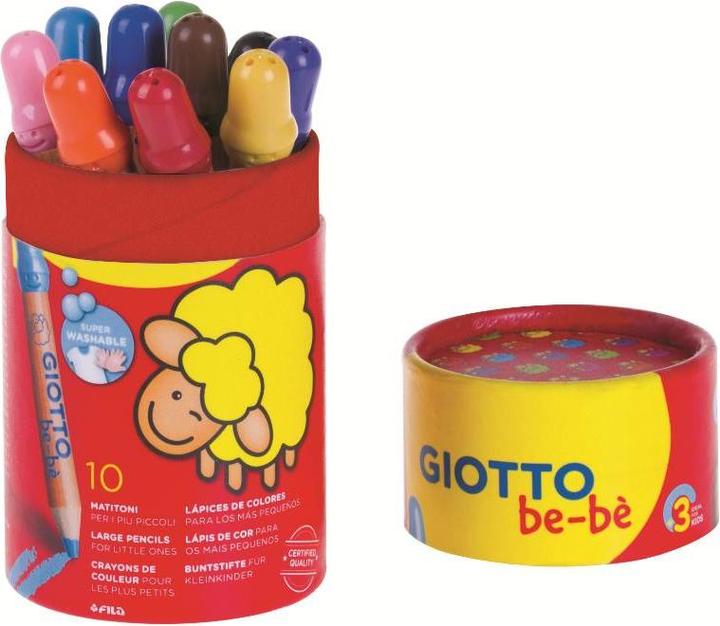 Immagine prodotto FILA Barattolo Giotto Belbebe 10 Matitoni (10 colori, 10 x)