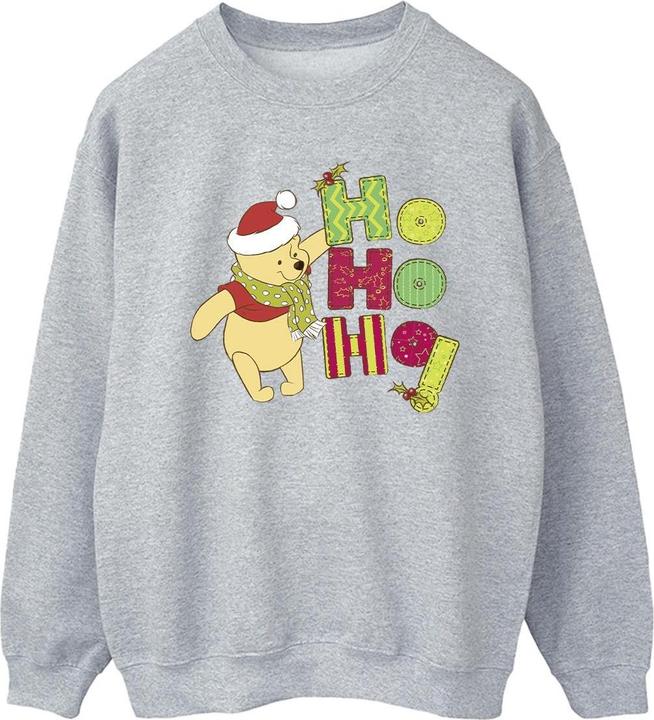 Disney Winnie The Pooh Ho Ho Ho Scarf Sweatshirt (S)