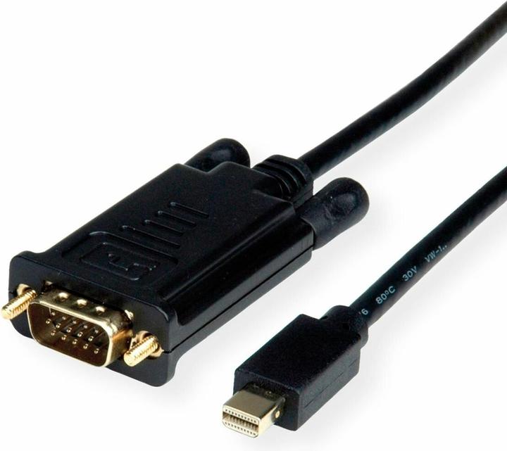 Actual product image Roline Cable Mini DisplayPort-VGA, Mini DP ST (1.50 m, DisplayPort)