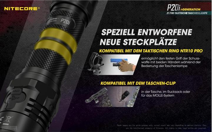 Actual product image Nitecore P20i (14.26 cm, 1800 lm)
