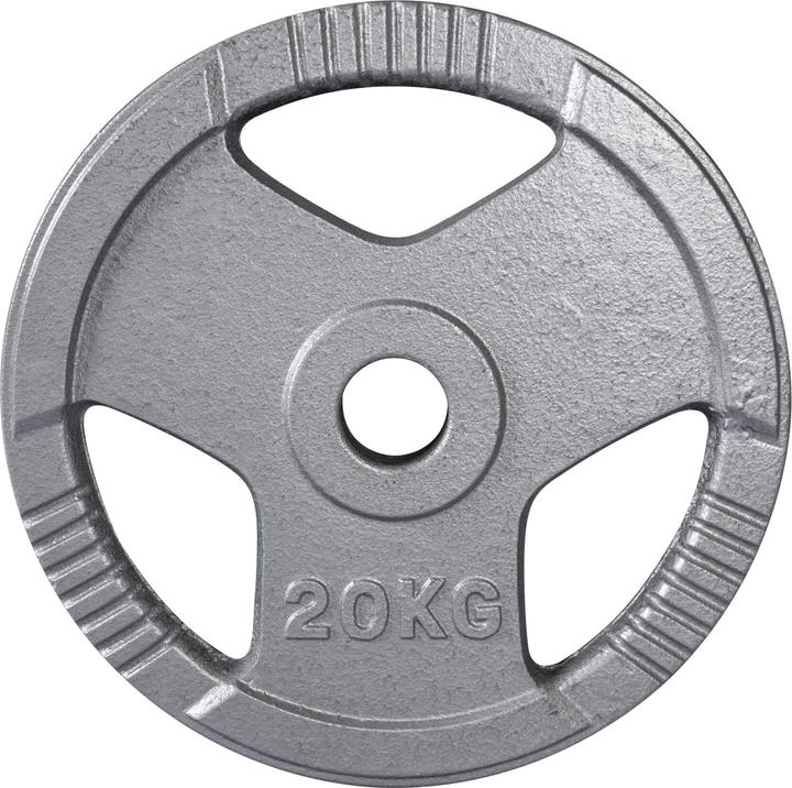 Actual product image Fitcom Cast iron weight plate 50 mm 20 kg (1 x 20 kg)
