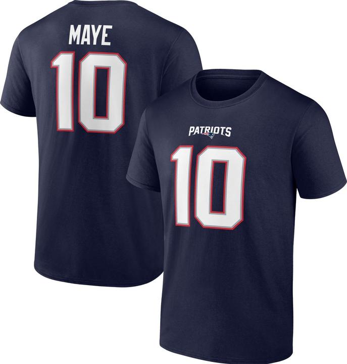 Actual product image Fanatics NFL New England Patriots Shirt #10 Drake Maye - M (M)