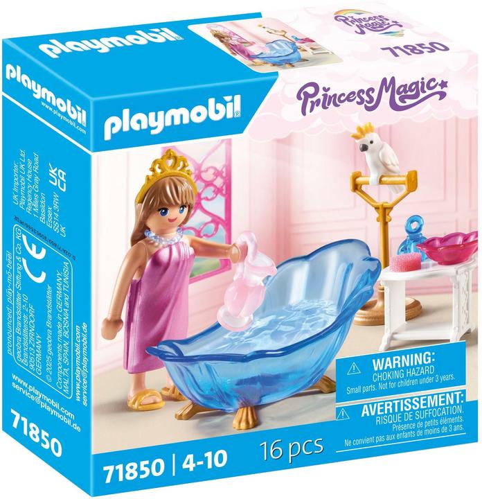 Actual product image Playmobil Bathroom for princess (71850, Playmobil Princess Magic)