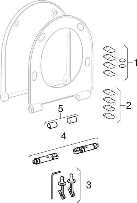 Produktbild Geberit 501660011 iCon WC-Sitz, Befestigung von oben
