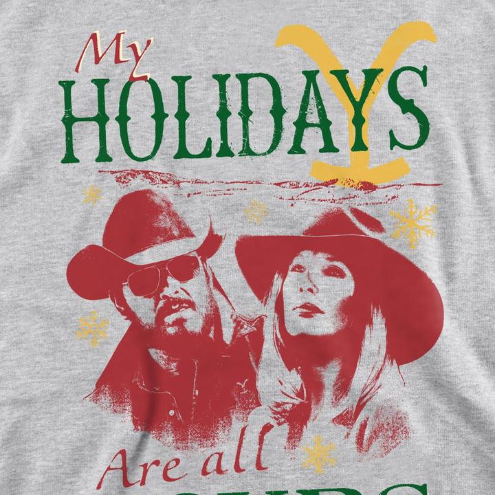 Produktbild Yellowstone My Holidays Are All Yours Sweatshirt weihnachtliches Design (L)