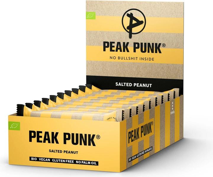 Immagine prodotto Peak Punk Flapjack di avena biologico (Arachide salata, 12 pz., 720 g)
