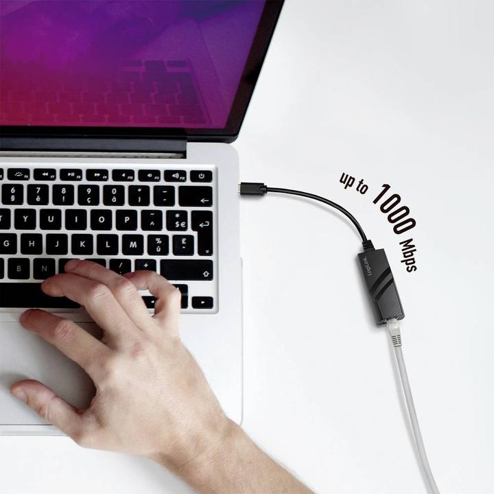 Actual product image LogiLink USB 3.2 Gen 1, USB-C to Gigabit Adapter (USB-C)