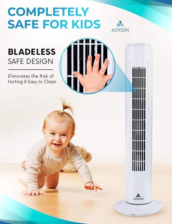 Actual product image Tresko Aerson tower fan (58 dB)