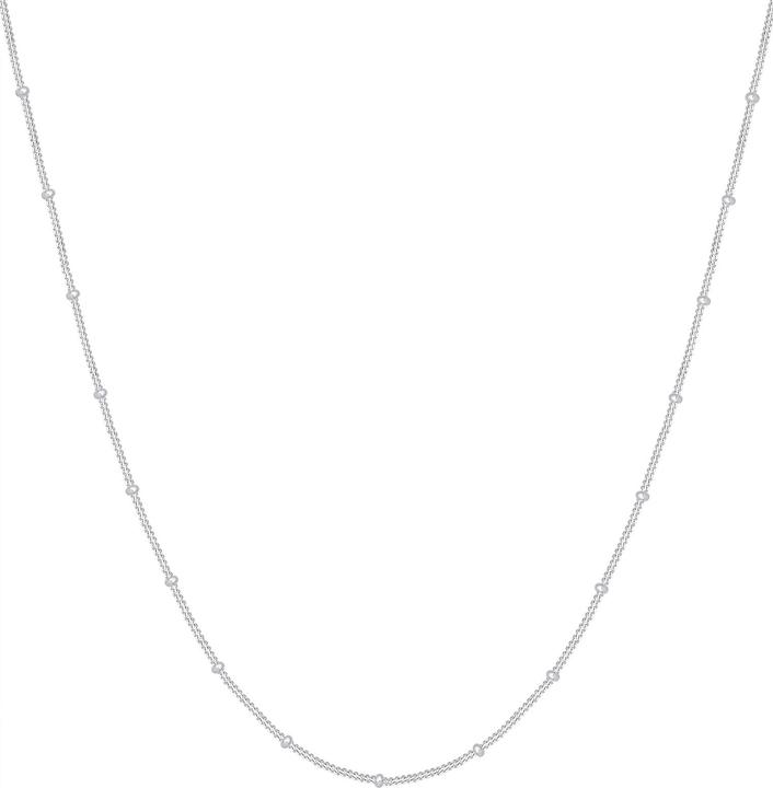 Elli Basic Panzerkette mit Kugeln (Sterling Silber, 45 cm)