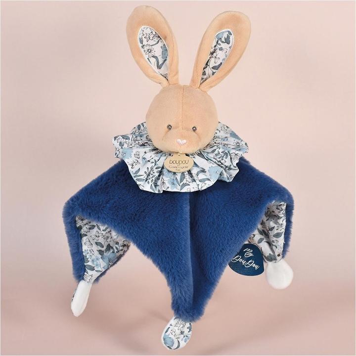 Produktbild Doudou et Compagnie Boule Hase Schmusetuch,blau 25cm