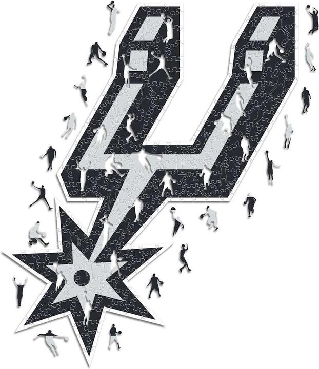 Iconic NBA - San Antonio Spurs - Logo - Holz Puzzle Grösse M (270 Teile) (270 Teile)