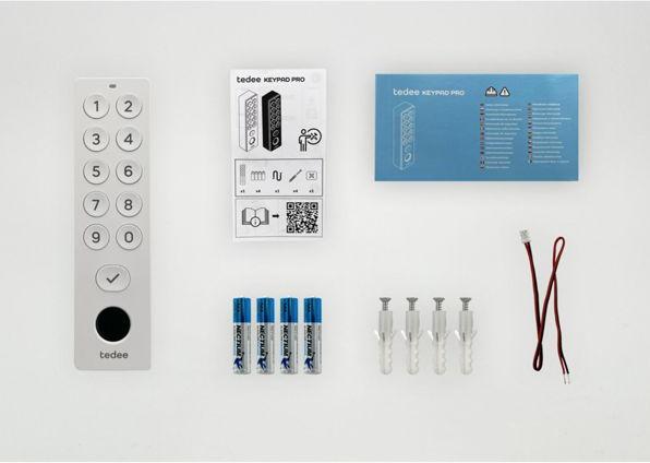 Actual product image Tedee Keypad Pro (Electronic numerical code, Fingerprint)