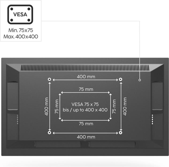 Image du produit Hama Support plafond TV (Plafond, 65", 40 kg)