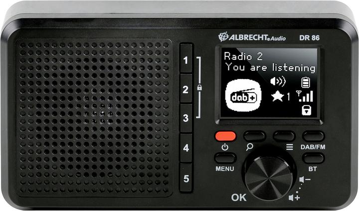 Actual product image Albrecht DR 86 Senior (DAB+, FM, Bluetooth)