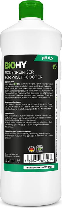 Actual product image Biohy Floor cleaner concentrate for mopping robots