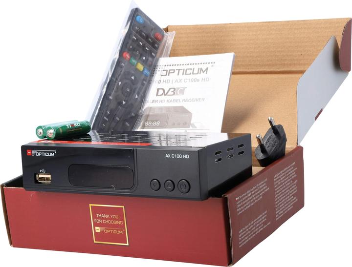 Actual product image Opticum C100 HD (DVB-C)
