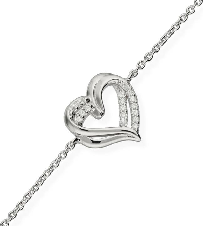 Carat Hearts (1.20 cm, Silber 925)