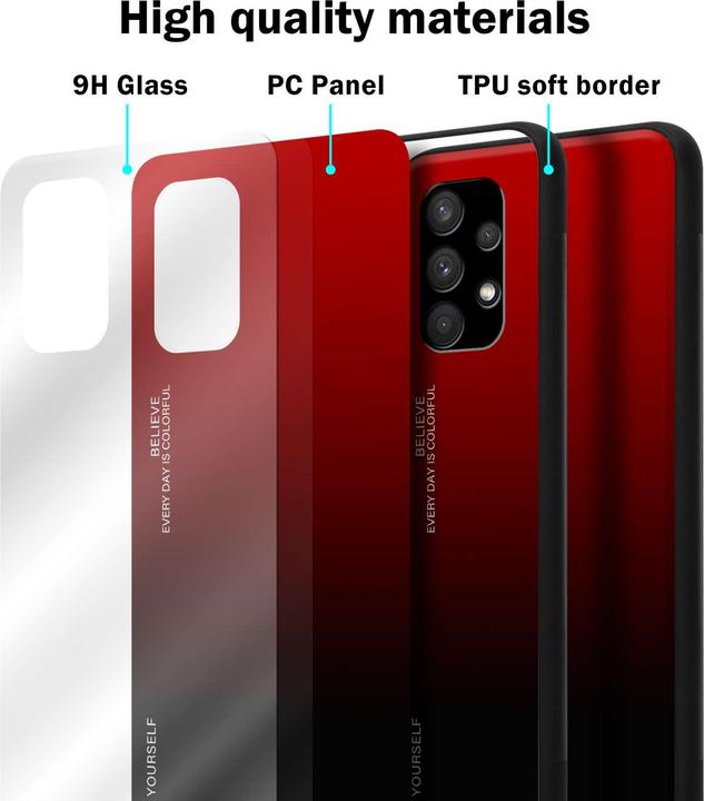 Produktbild Cadorabo Hülle für Samsung Galaxy A32 4G TPU im 2 Farben Design (Samsung Galaxy A32)