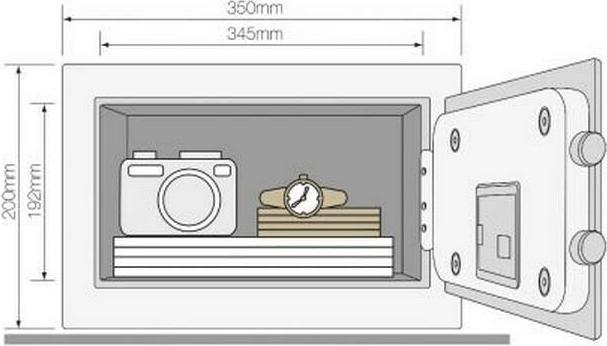 Actual product image Yale Compact safe (9.60 l)