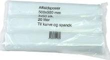 Produktbild MultiLine Spandepose 20 ltr 500x500 mm 17 my LDPE Klar,10 pk x 3 rl x 50 stk/krt